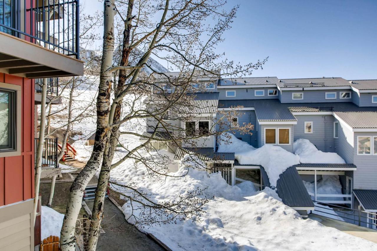 Ski-In Ski-Out Studio Private Balcony & Fireplace Condo Крестед-Б'ютт Екстер'єр фото